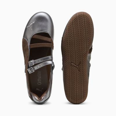 Speedcat Ballet Brown & Silver