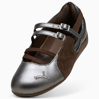 Speedcat Ballet Brown & Silver