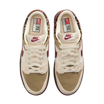 Dunk low khaki team red