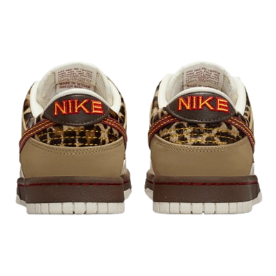 Dunk low khaki team red
