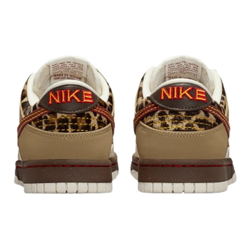 Dunk low khaki team red