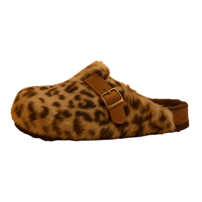 LV Fur Clogs