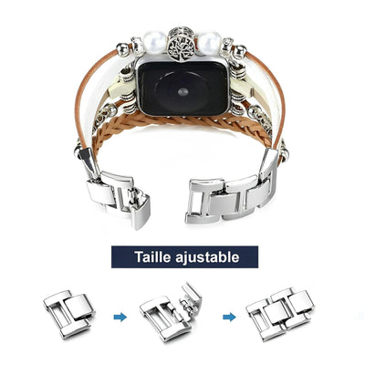 Aura Pearl Wrap Apple Watch Bracelet