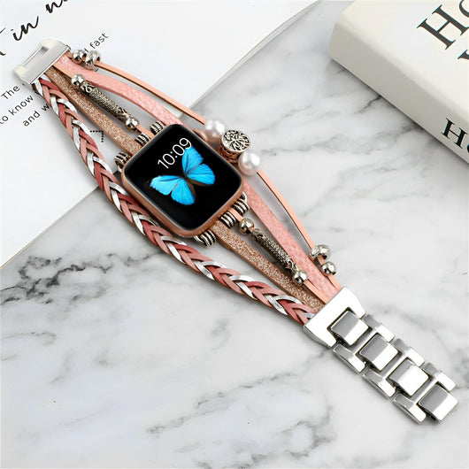 Aura Pearl Wrap Apple Watch Bracelet