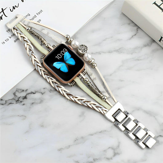 Aura Pearl Wrap Apple Watch Bracelet
