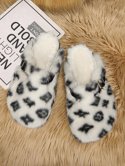LV Fur Clogs